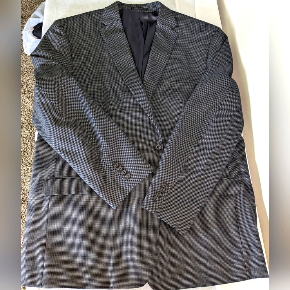 Lauren Ralph Lauren Men's Micro Houndstooth Wool Blazer